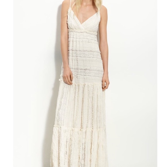Willow & Clay Dresses & Skirts - Willow & Clay Cotton Lace Maxi Dress Size Medium
